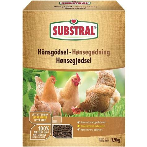 hönsgödsel storsäck|Hönsgödsel 1,5 kg Substral (P